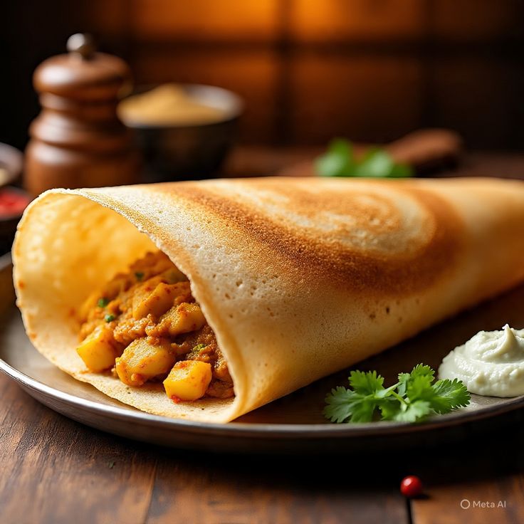 Golden Crunch Dosa